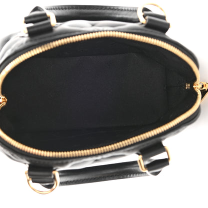 Louis Vuitton Calfskin Bubblegram Alma BB Black 5 of 7