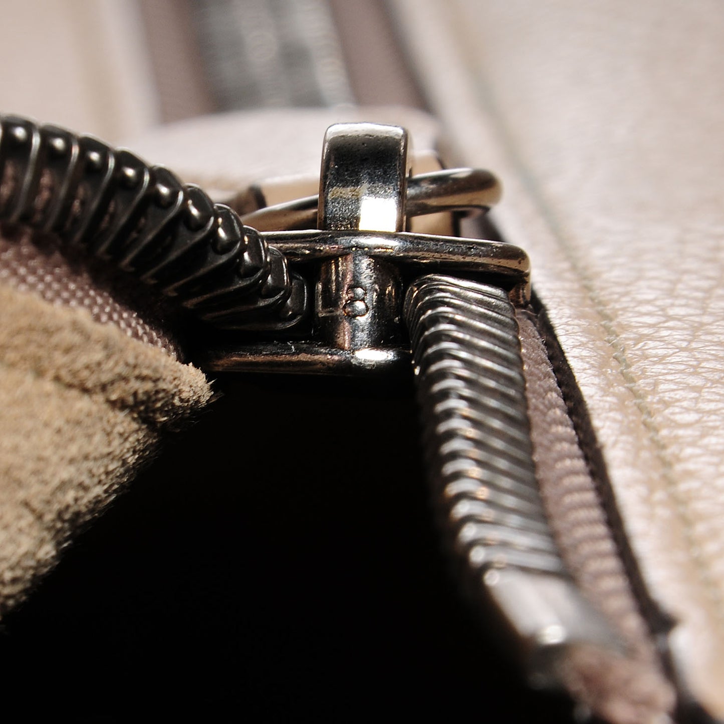 Drummed Calfskin Mini Luggage Dune