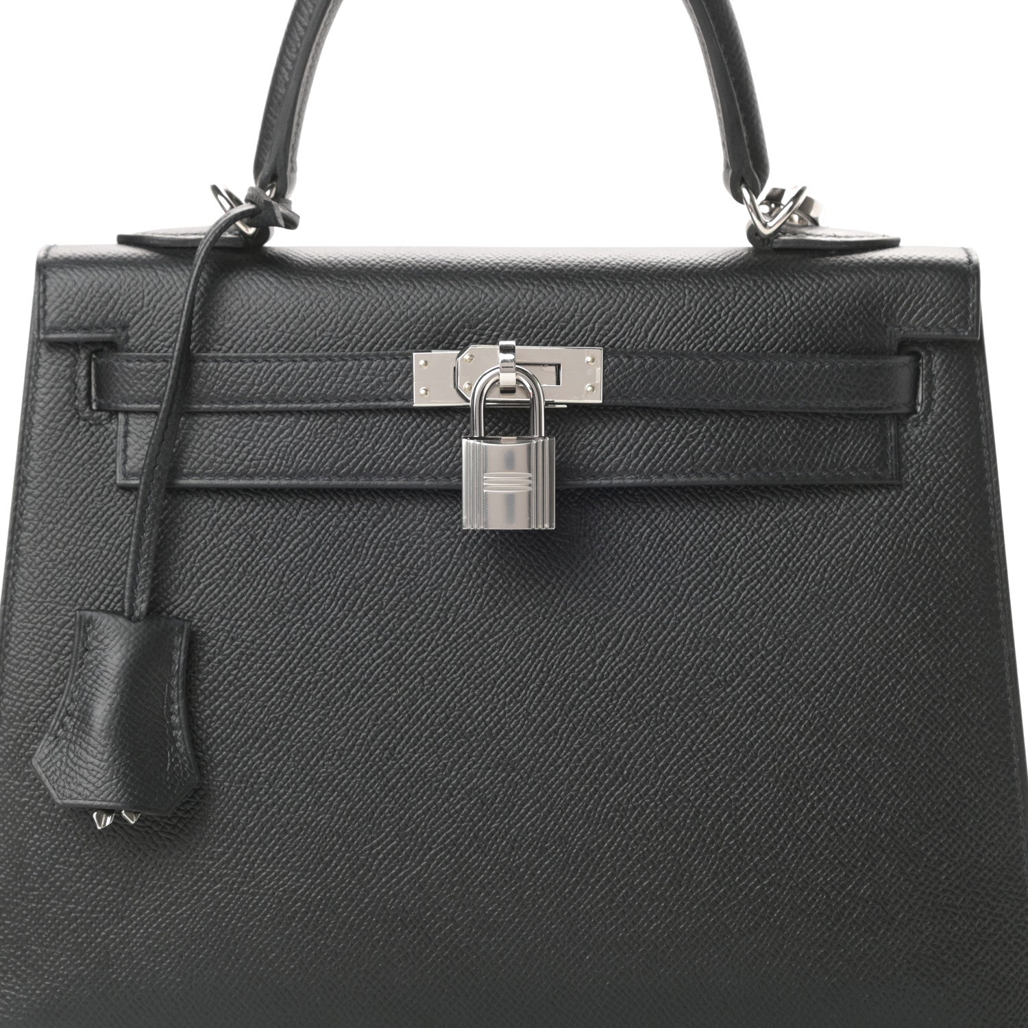 Hermes Epsom Kelly Sellier 25 Black 8 of 11