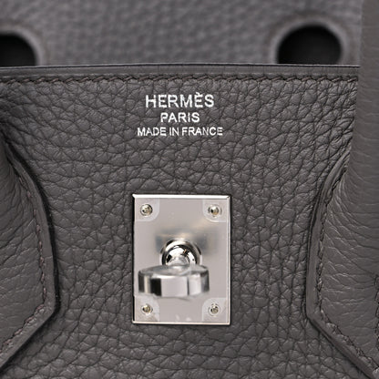 Hermes Togo Birkin 25 Etain 6 of 10