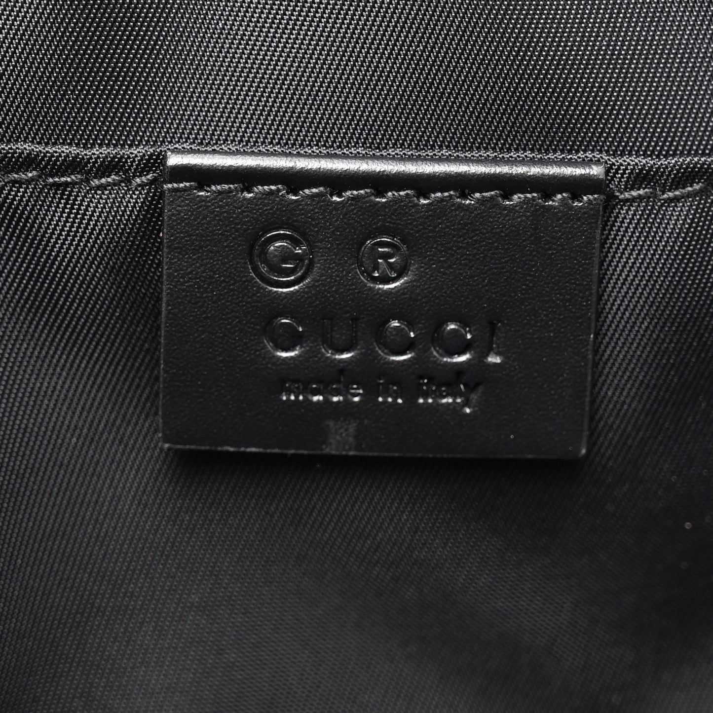 Canvas Web Slim Belt Bag Black