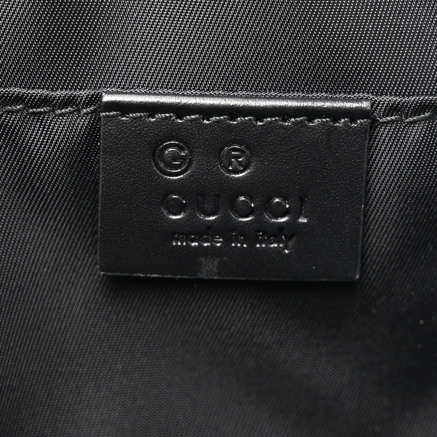Gucci Canvas Web Slim Belt Bag Black 6 of 10