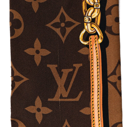 Louis Vuitton Silk Monogram Confidential Bandeau Brown 6 of 6
