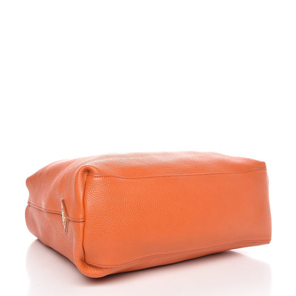 Prada Vitello Daino Shopping Tote Papaya 4 of 8