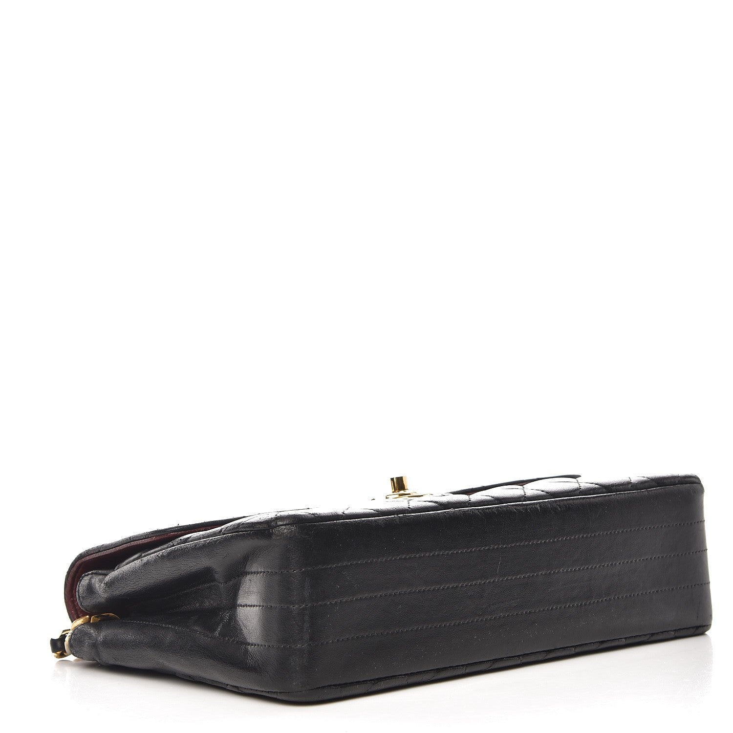 Chanel Lambskin Quilted Small Single Flap Black 4 of 14
