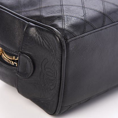 Chanel Lambskin Diamond Stitch Cosmetic Case Black 15 of 16