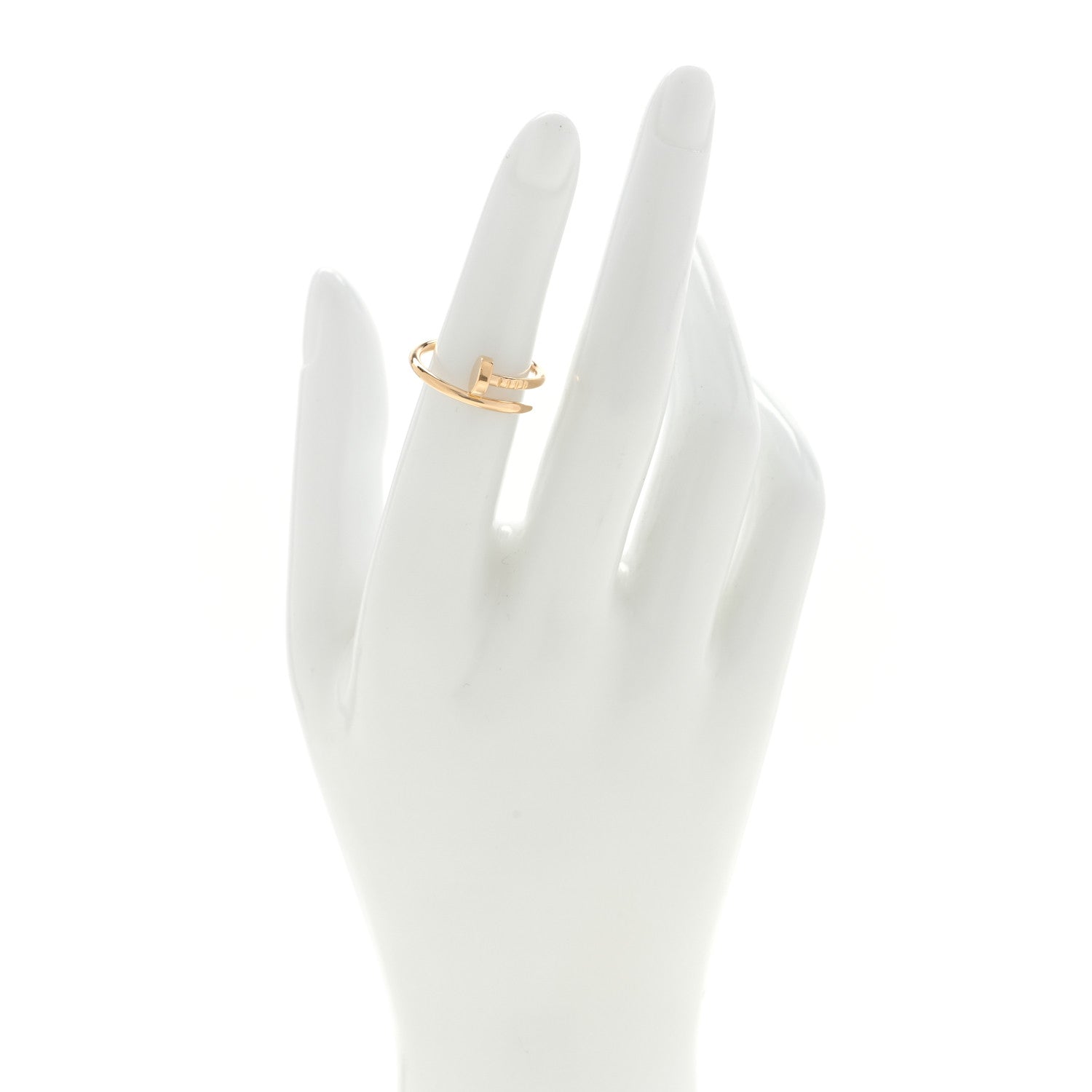 Cartier 18K Yellow Gold Small Juste Un Clou Ring 50 5.25 2 of 5
