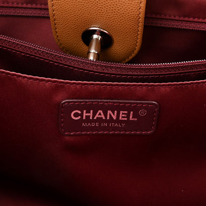 Chanel Caviar Medium Cerf Executive Shopper Tote Dark Beige 5 of 12