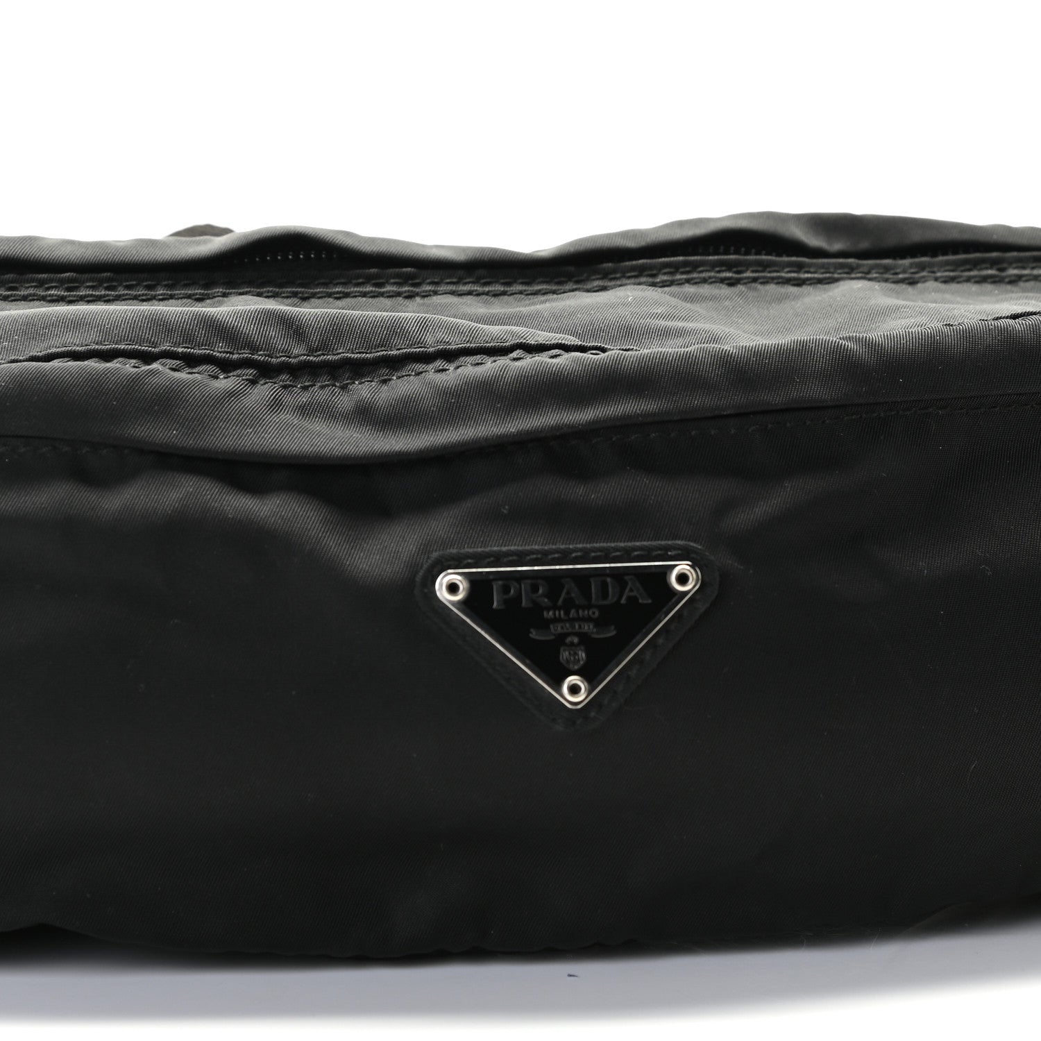 Prada Tessuto Nylon Montagna Belt Bag Black 8 of 11