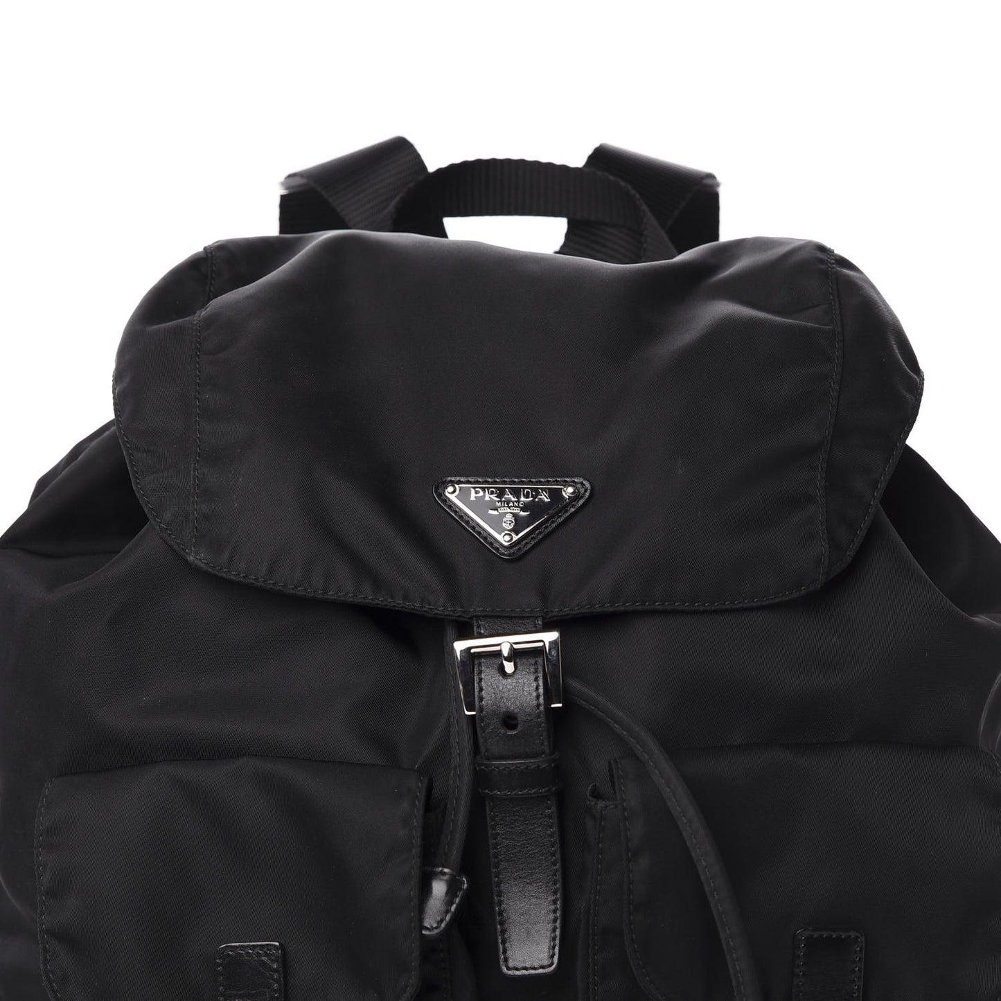 Nylon Vela Medium Backpack Black