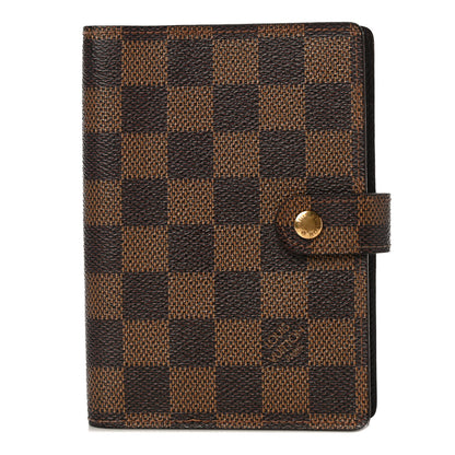 Louis Vuitton Damier Ebene Small Ring Agenda Cover 1 of 16