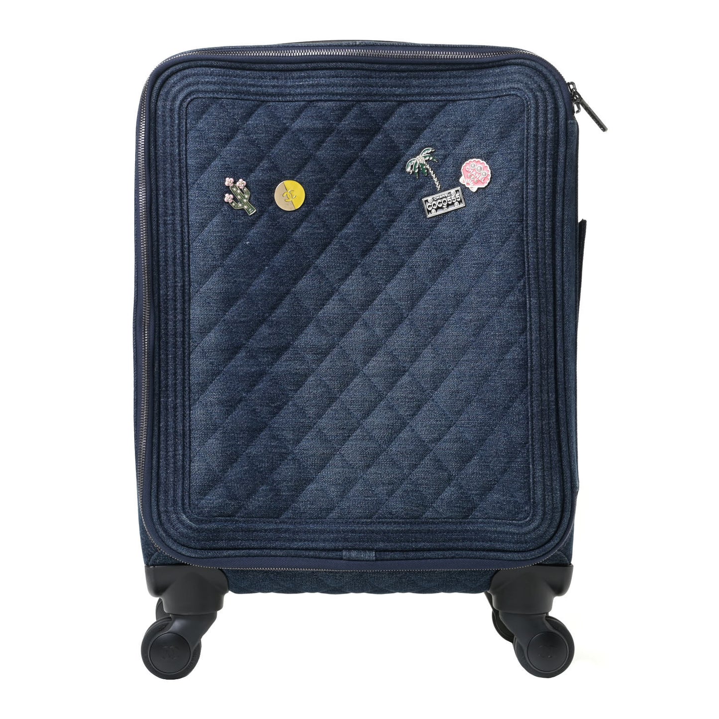 Denim Quilted Coco Cuba Charms Trolley