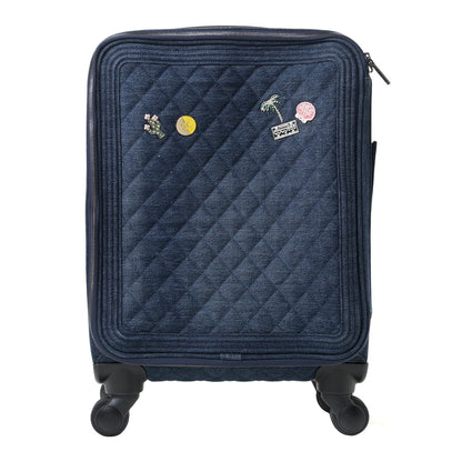 Chanel Denim Quilted Coco Cuba Charms Trolley 1 of 20
