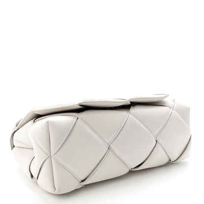 Bottega Veneta Nappa Intreccio Padded Top Handle Shoulder Bag White 7 of 30