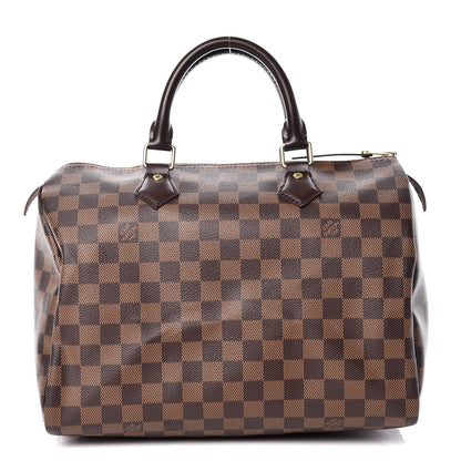 Louis Vuitton Damier Ebene Speedy 30 1 of 9