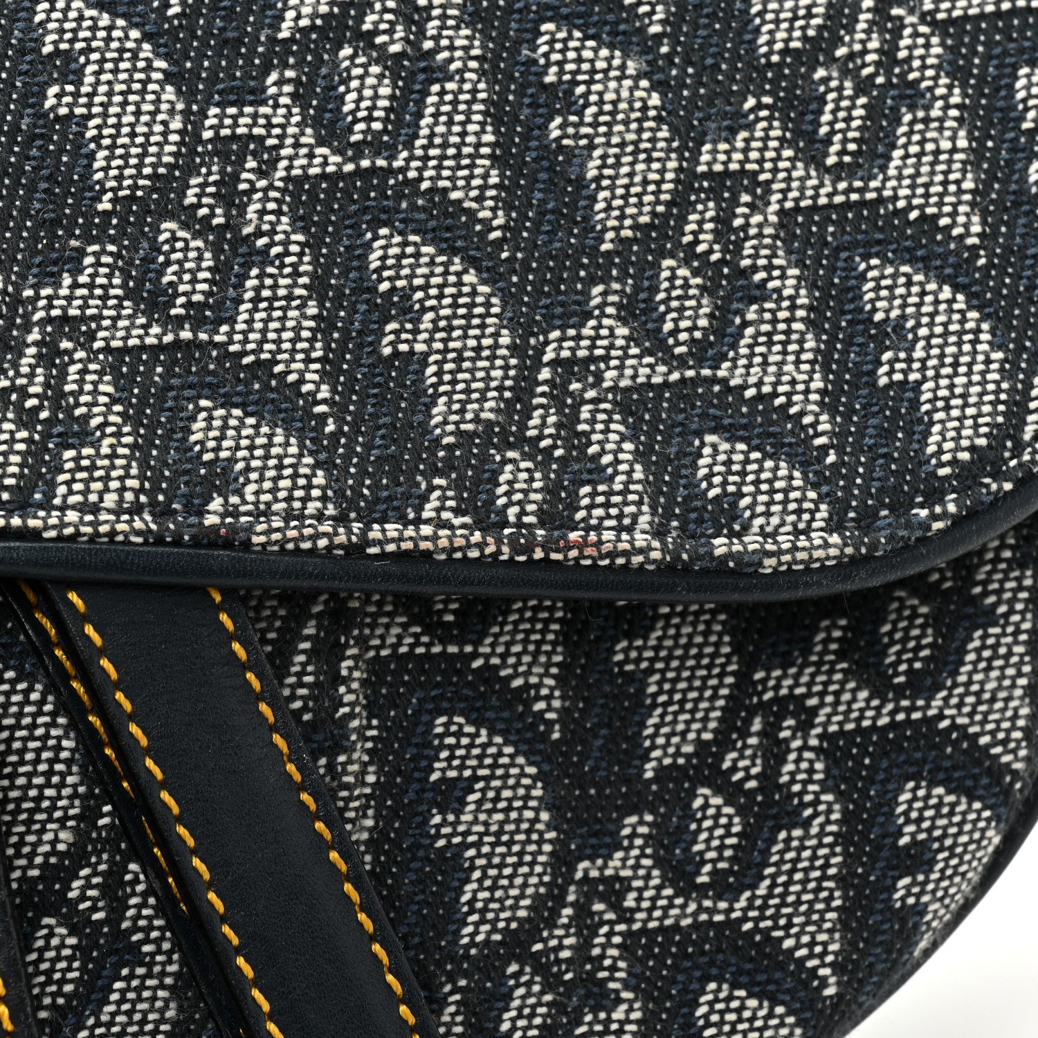 Christian Dior Monogram Saddle Bag Blue 11 of 13