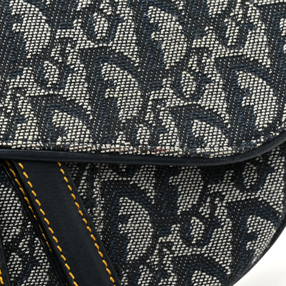Christian Dior Monogram Saddle Bag Blue 11 of 13