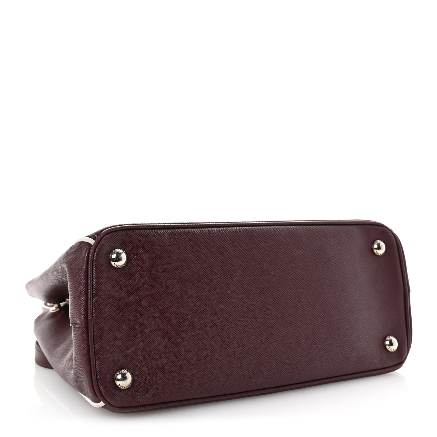 Saffiano Small Galleria Double Zip Tote Granato