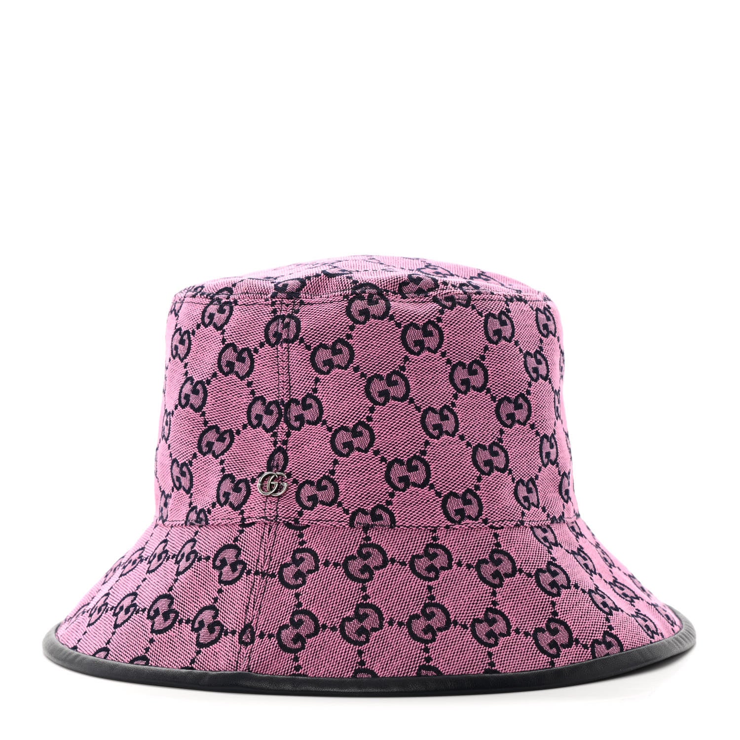 Gucci Monogram Multicolor New Sakai Calfskin Bob Malibu Bucket Hat M Parma Violet Blue 1 of 8