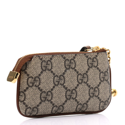 Gucci GG Supreme Monogram Key Case Brown 3 of 7