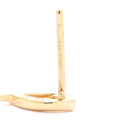 Tiffany 18K Yellow Gold Mini Paloma Picasso Loving Heart Earrings 5 of 7