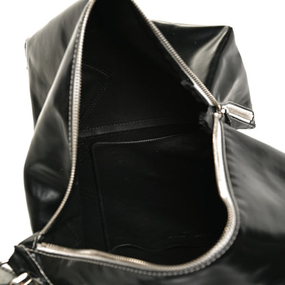Proenza Schouler Calfskin Large Cire Zip Hobo Black 5 of 17