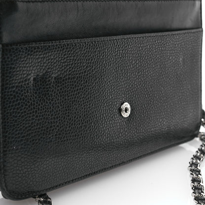 Chanel Caviar Timeless CC Wallet on Chain WOC Black 14 of 14