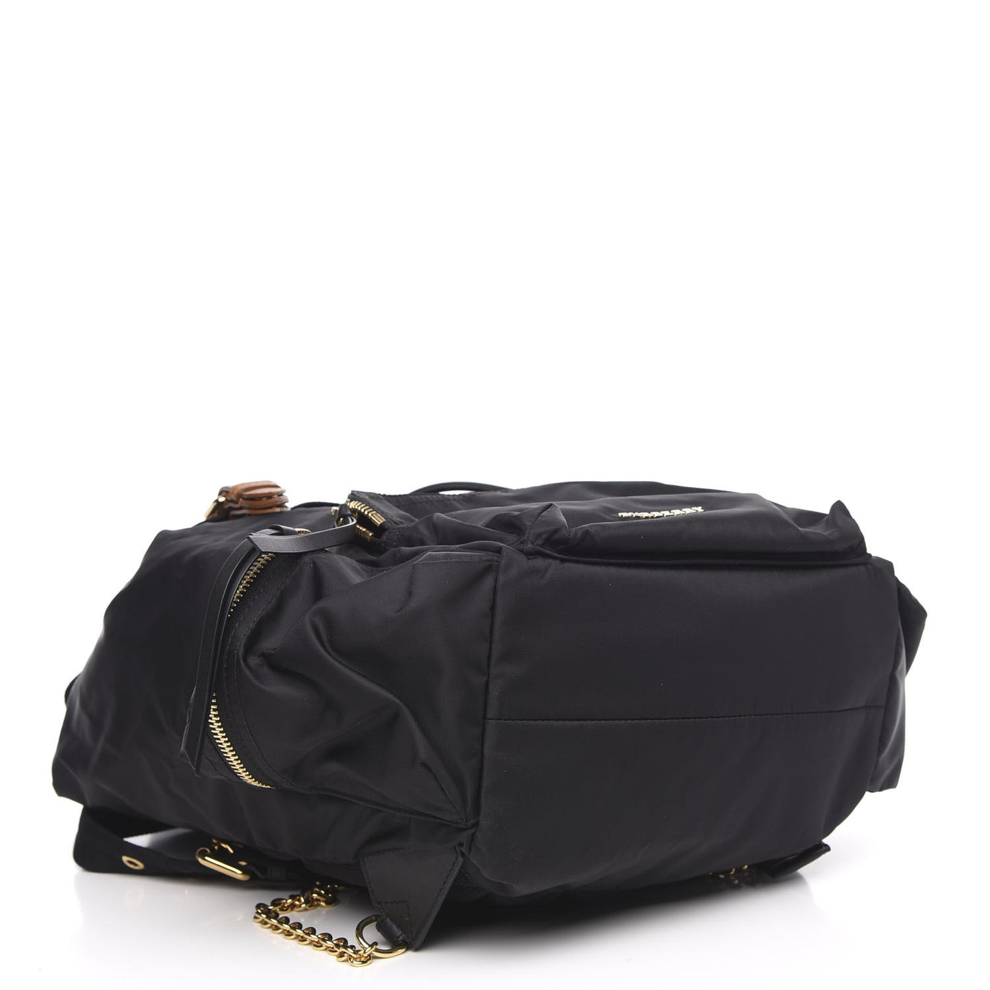 Nylon Large Rucksack Backpack Black