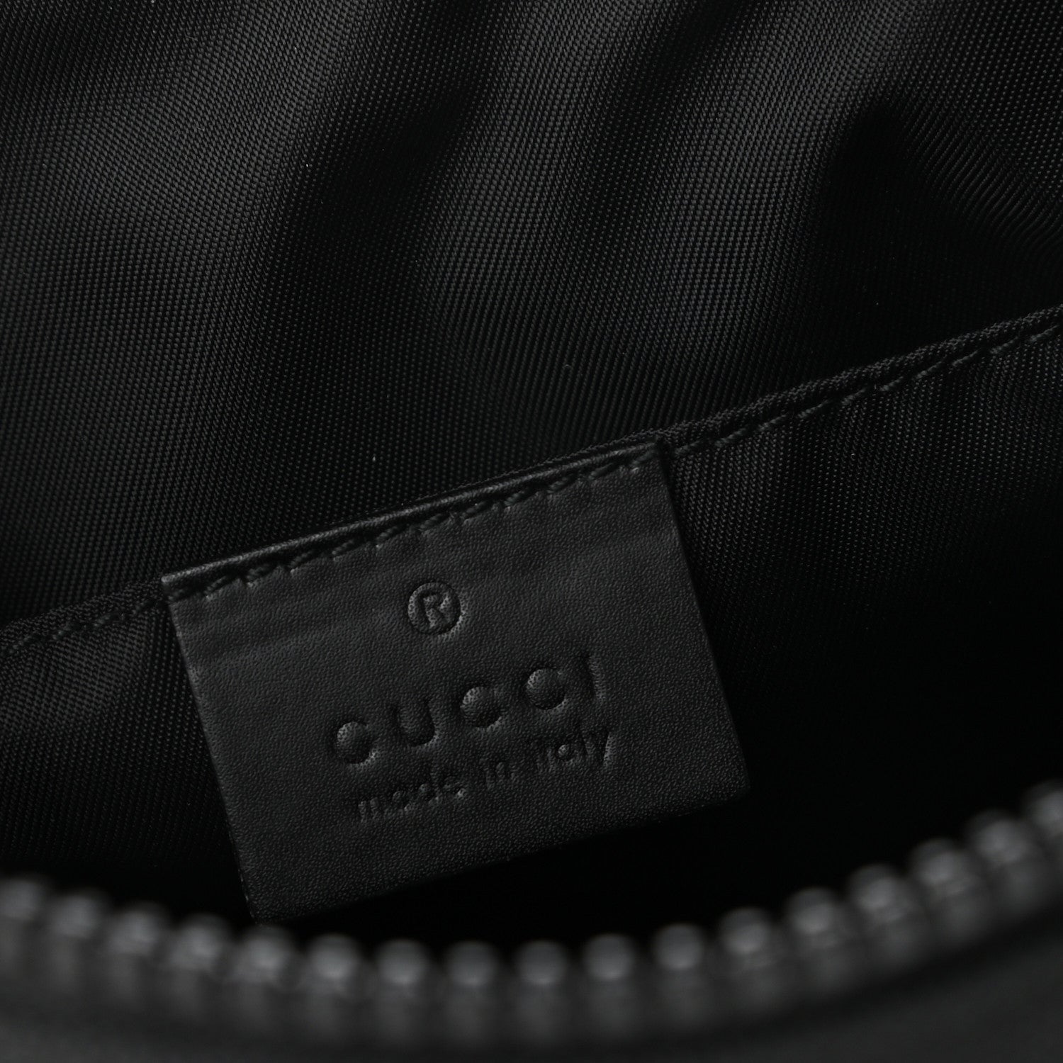 Gucci Canvas Web Tiger Embroidered Messenger Bag Black 5 of 9