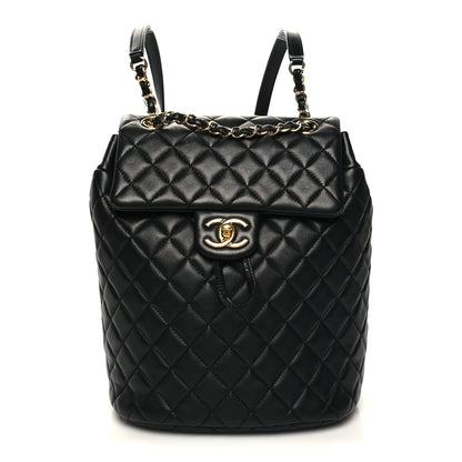 Chanel Lambskin Quilted Small Urban Spirit Backpack Black 1 of 10