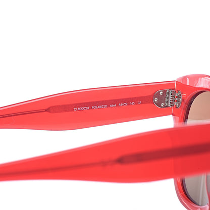 Celine Square Sunglasses CL40002U Milky Red 5 of 6