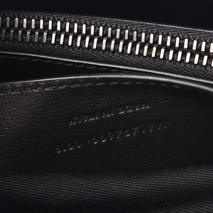 Saint Laurent Calfskin Y Quilted Monogram Small Loulou Chain Satchel Black 11 of 11