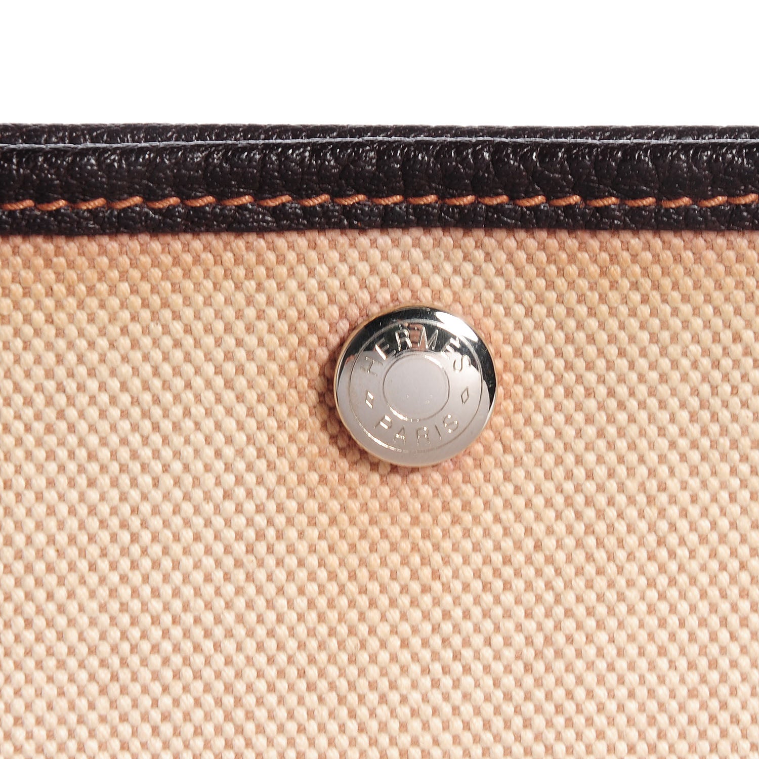 Hermes Toile Buffle Gala Garden Party 36 MM Marron Fonce 7 of 10