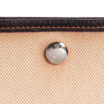 Hermes Toile Buffle Gala Garden Party 36 MM Marron Fonce 7 of 10