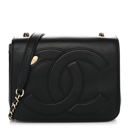 Chanel Lambskin CC Mania Flap Bag Black 1 of 11