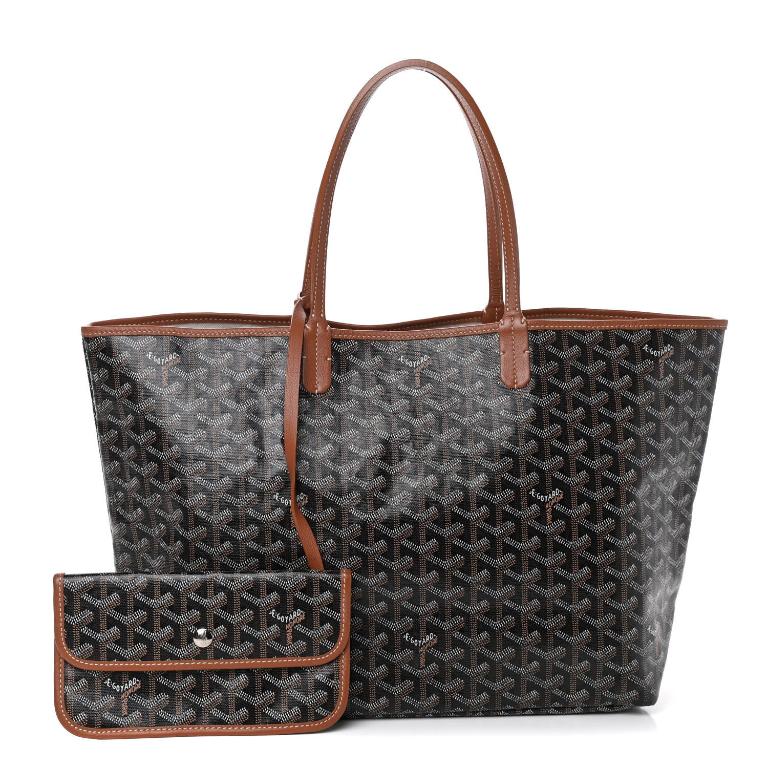 Goyard Goyardine Saint Louis PM Black Gold 1 of 8