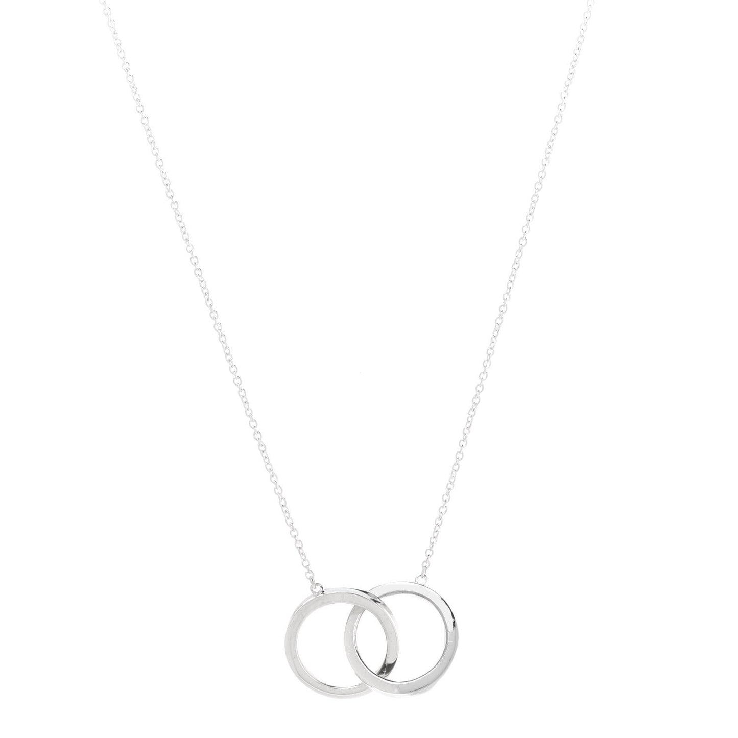 Sterling Silver 1837 Interlocking Circles Pendant Necklace