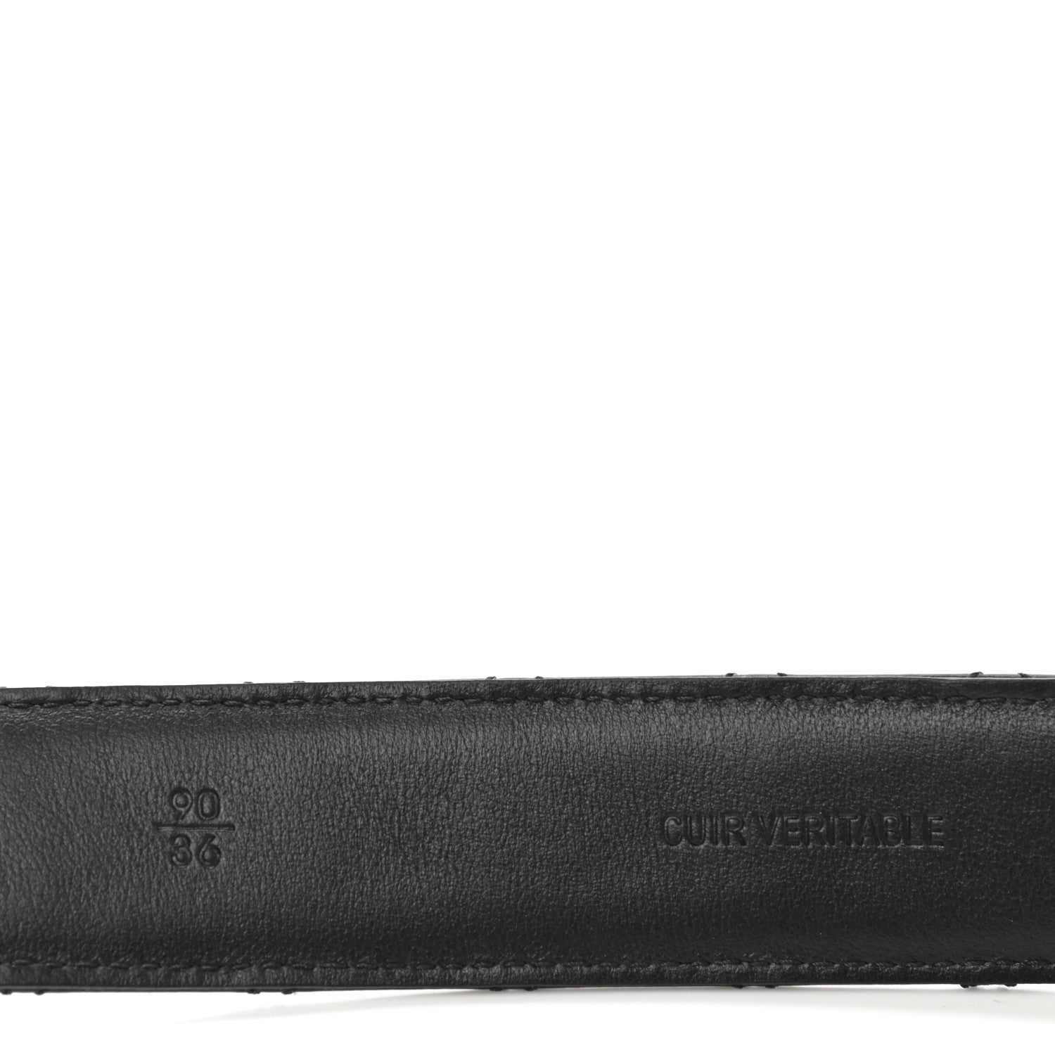 Chanel Calfskin Quilted CC Chain Belt 90 36 Black 4 of 7