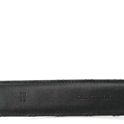 Chanel Calfskin Quilted CC Chain Belt 90 36 Black 4 of 7