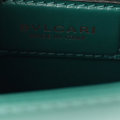 Bulgari Calfskin Small Serpenti Forever Snake Strap Crossbody Bag Emerald Green 7 of 11