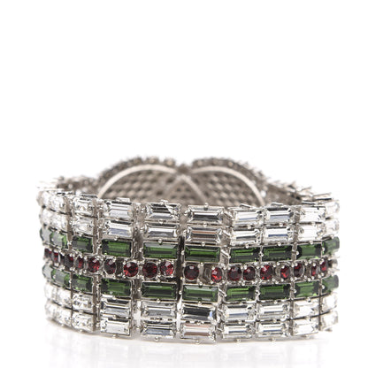 Gucci Crystals Double G Web Tennis Bracelet L Multicolor 3 of 4