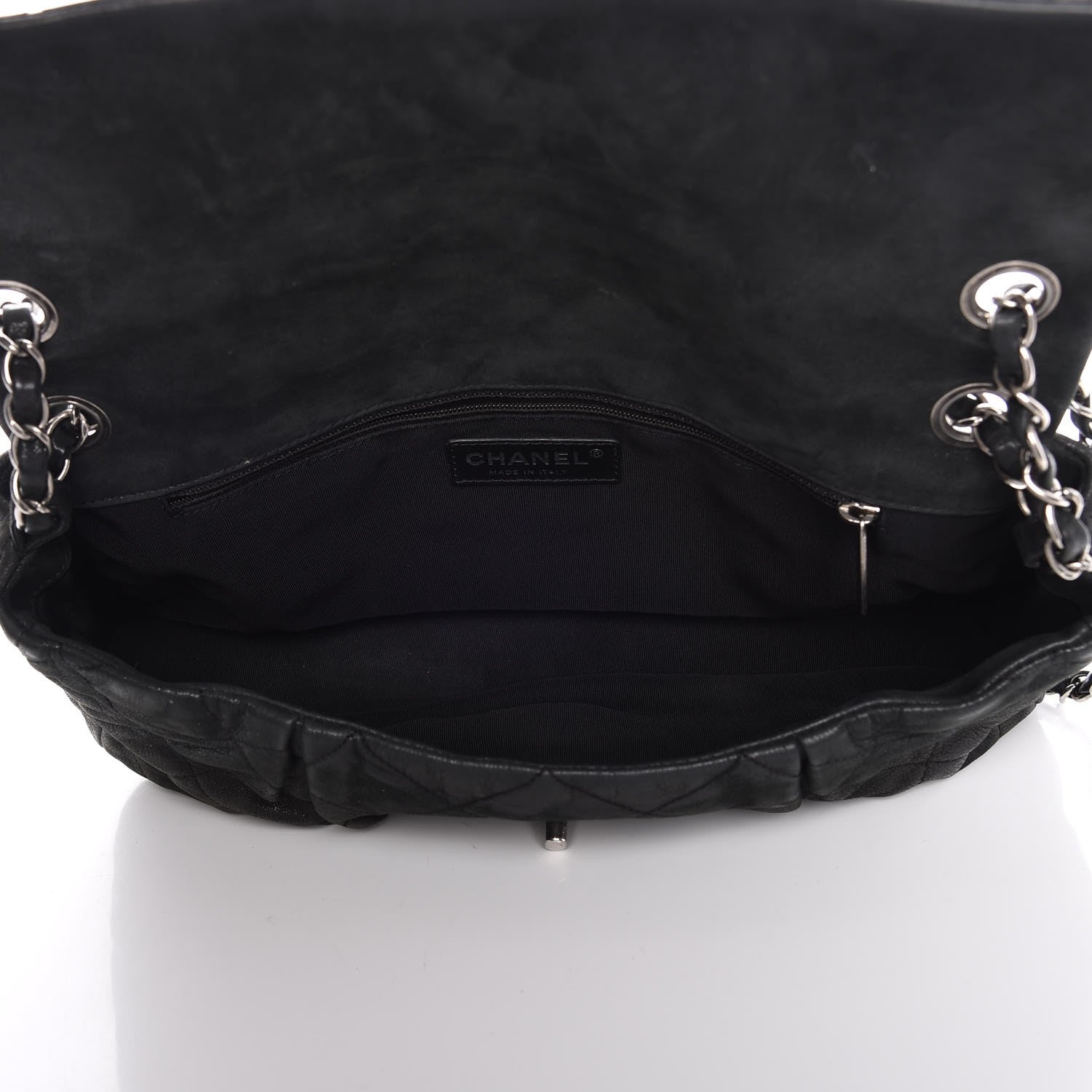 Chanel Iridescent Calfskin Large Chic Quilt Flap Black 5 of 7