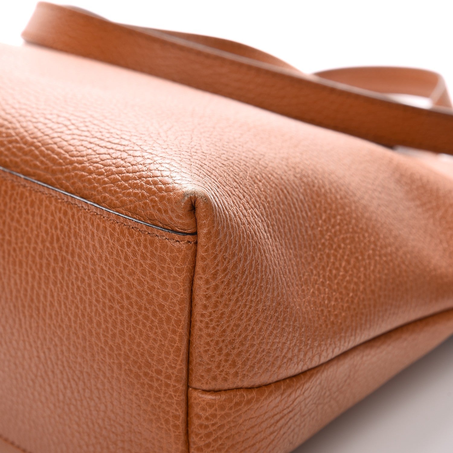 Gucci Calfskin Bamboo Tassel Top Handle Tote Brown 13 of 13