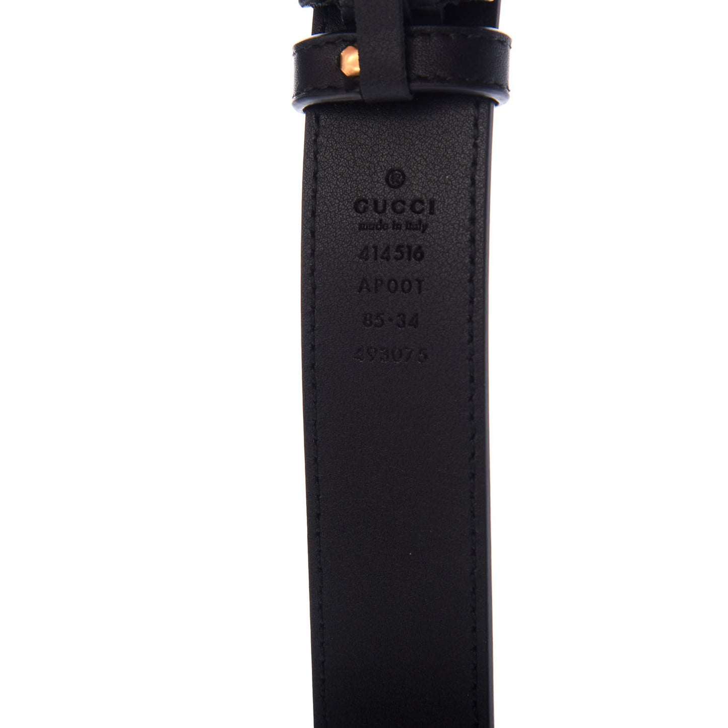 Calfskin Double G 30mm Belt 85 34 Black