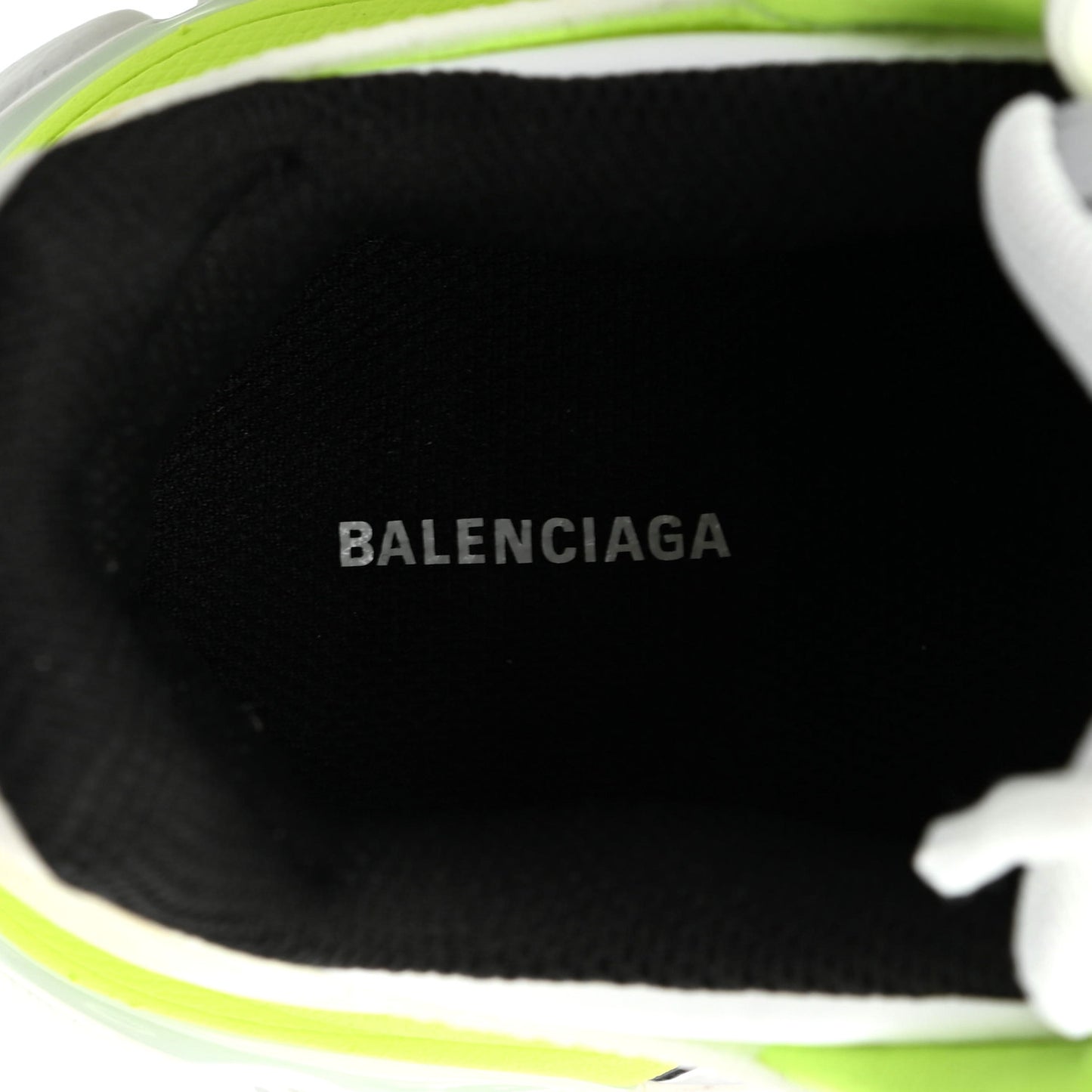 Rubber Mesh Bi-Color Womens Track.2 Open Sneakers 38 White Fluo Yellow