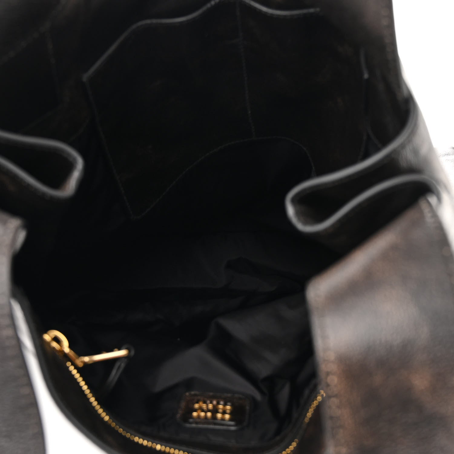 Miu Miu Soft Calf Hobo Bag Brown 5 of 9