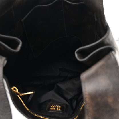 Miu Miu Soft Calf Hobo Bag Brown 5 of 9