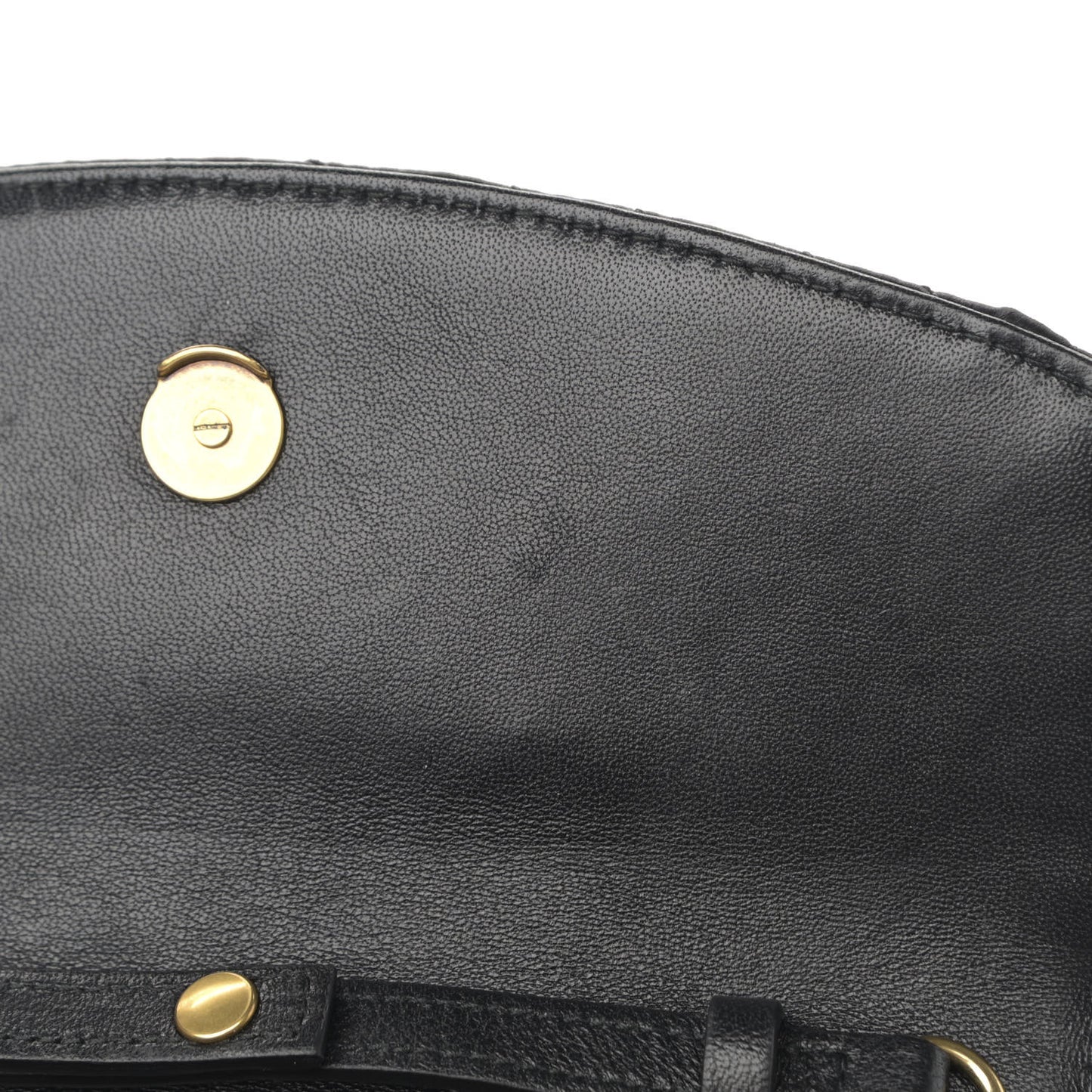 Satin Jacquard Logo Matelasse BB Wallet On Chain Black