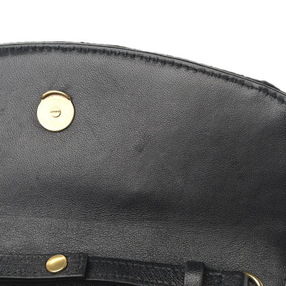 Balenciaga Satin Jacquard Logo Matelasse BB Wallet On Chain Black 11 of 12