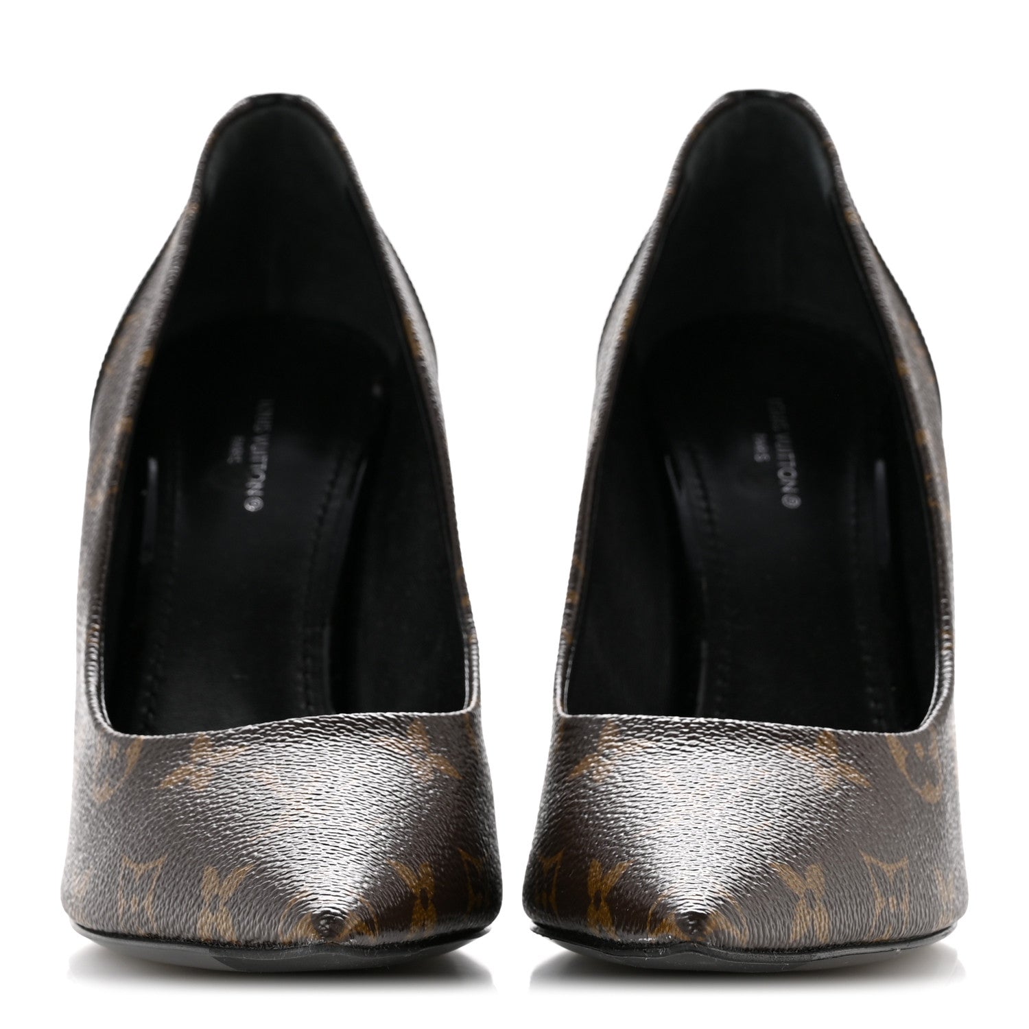 Louis Vuitton Monogram Cherie Pumps 40 Black 3 of 10